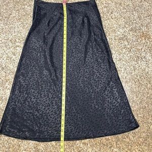 Silk T length skirt